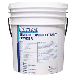 ECOTREAT SEWAGE DISINFECTANT POWDER product photo